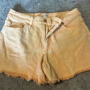 Orange Jean Shorts Size 4